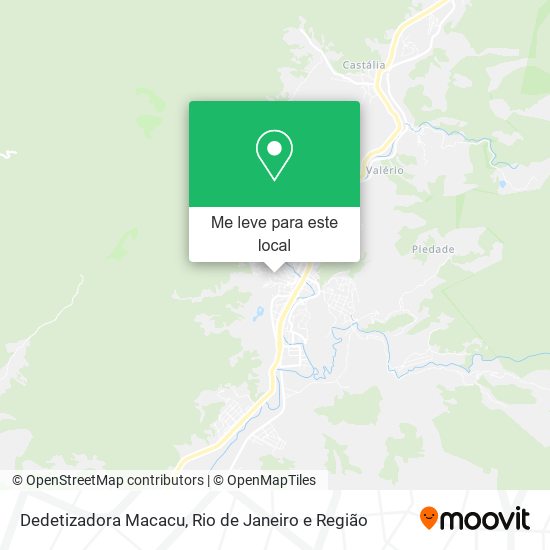 Dedetizadora Macacu mapa