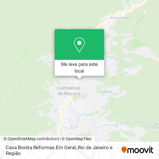 Casa Bonita Reformas Em Geral mapa