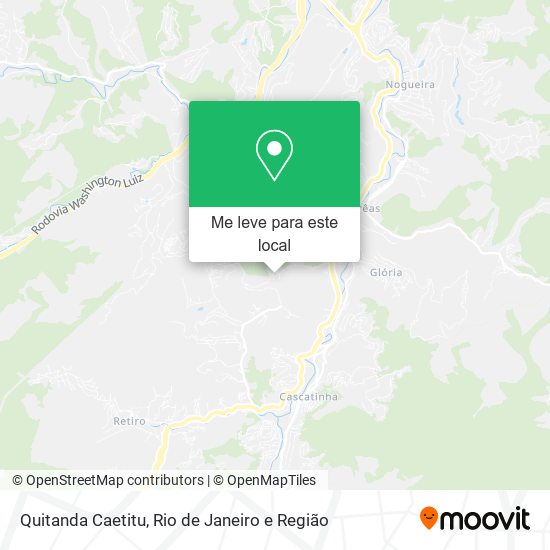 Quitanda Caetitu mapa
