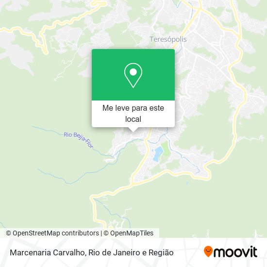 Marcenaria Carvalho mapa