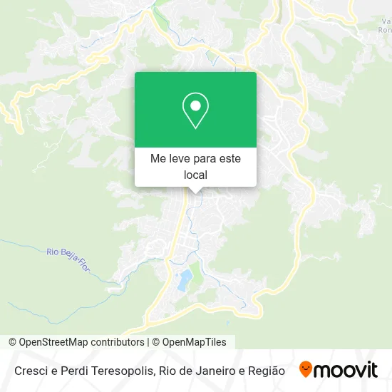 Cresci e Perdi Teresopolis mapa