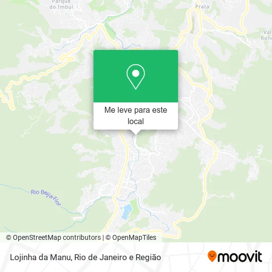 Lojinha da Manu mapa