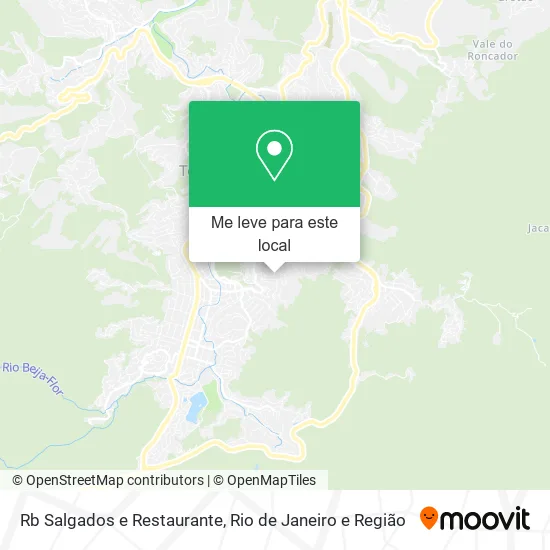 Rb Salgados e Restaurante mapa