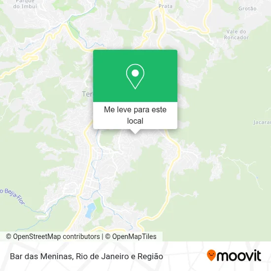 Bar das Meninas mapa