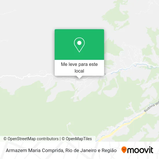 Armazem Maria Comprida mapa