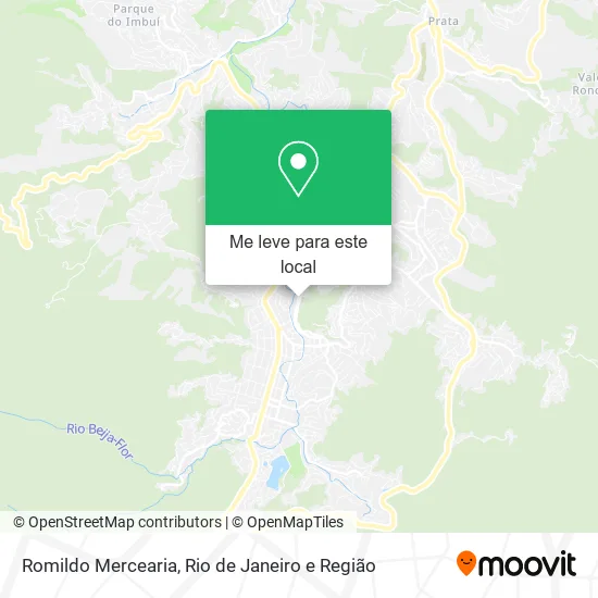 Romildo Mercearia mapa