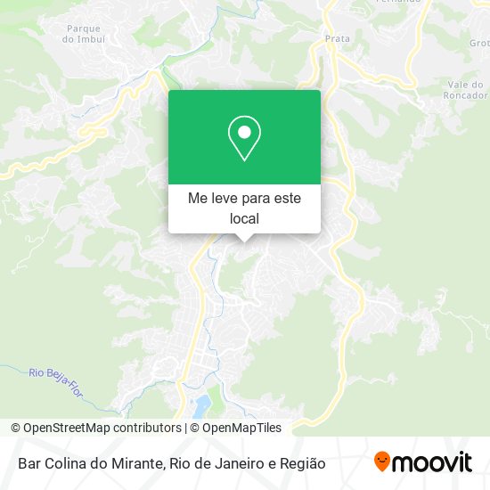 Bar Colina do Mirante mapa