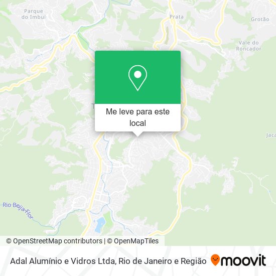 Adal Alumínio e Vidros Ltda mapa
