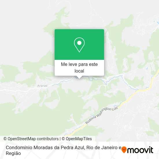 Condomínio Moradas da Pedra Azul mapa