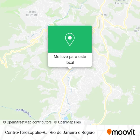 Centro-Teresopolis-RJ mapa