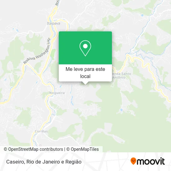 Caseiro mapa