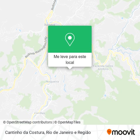 Cantinho da Costura mapa