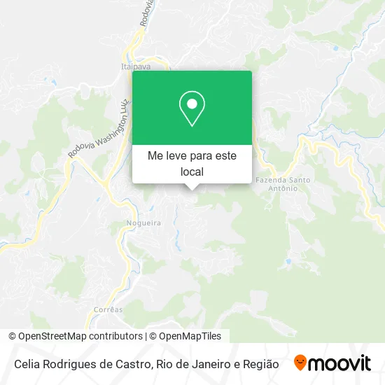 Celia Rodrigues de Castro mapa