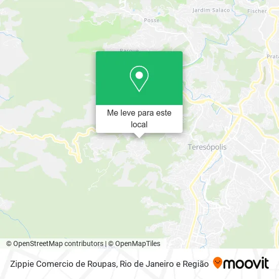 Zippie Comercio de Roupas mapa
