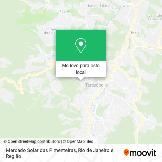 Mercado Solar das Pimenteiras mapa
