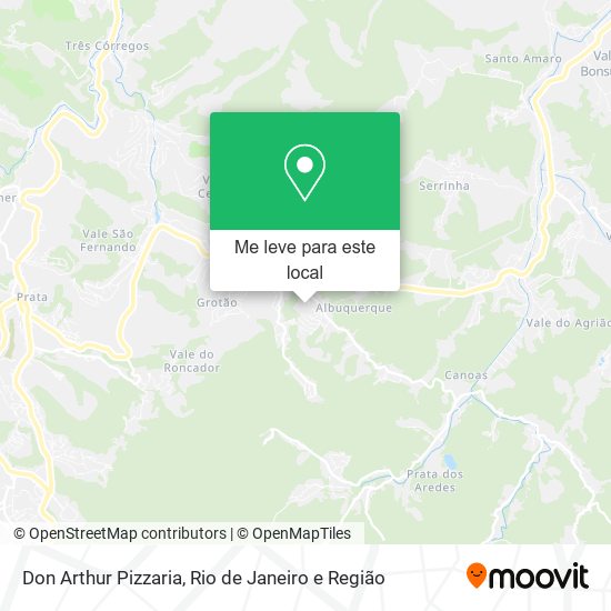 Don Arthur Pizzaria mapa