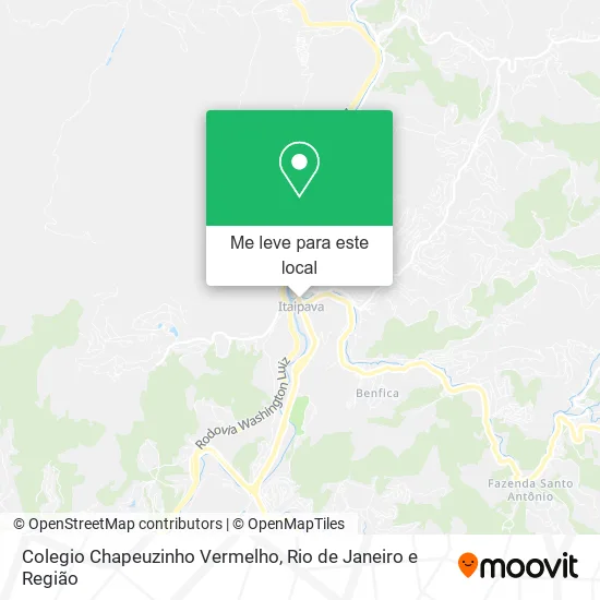 Colegio Chapeuzinho Vermelho mapa