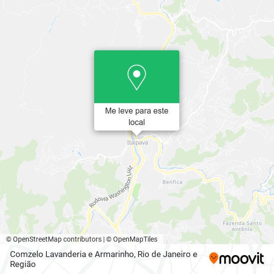 Comzelo Lavanderia e Armarinho mapa