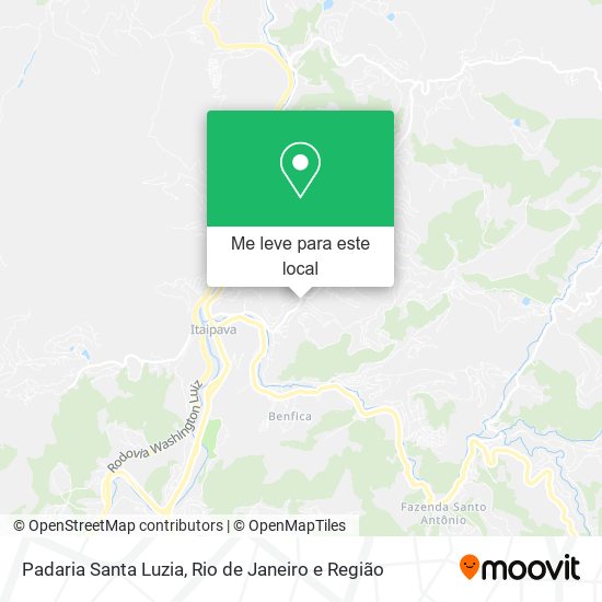 Padaria Santa Luzia mapa