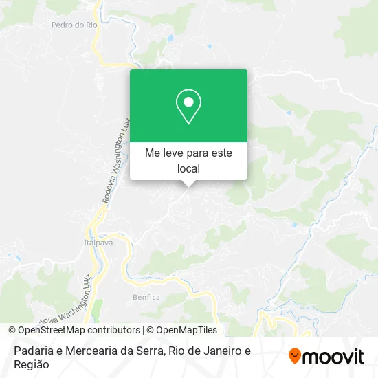 Padaria e Mercearia da Serra mapa