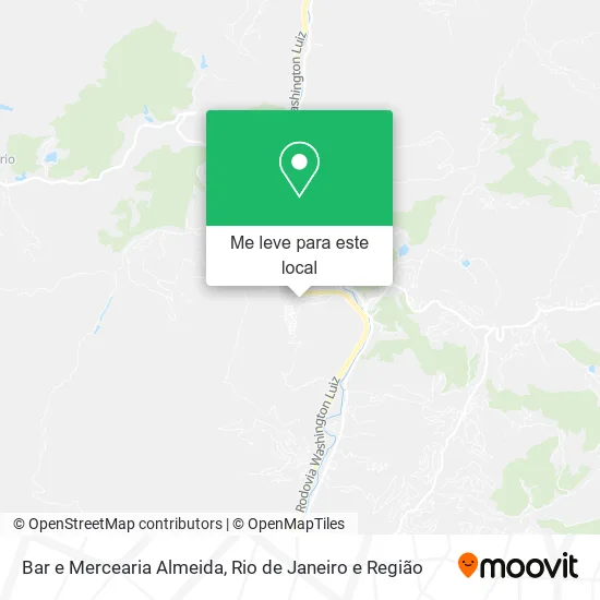 Bar e Mercearia Almeida mapa