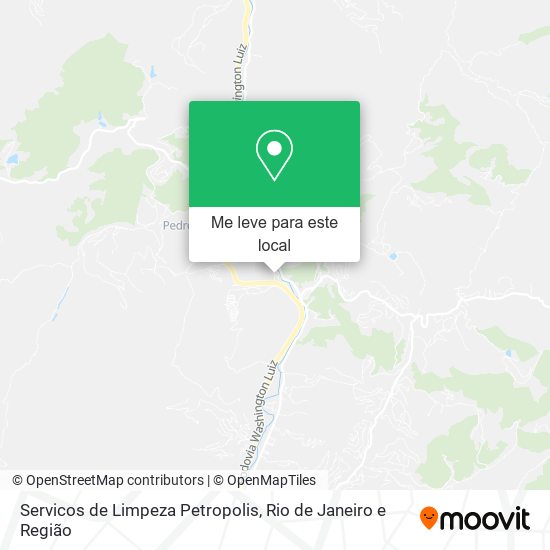 Servicos de Limpeza Petropolis mapa