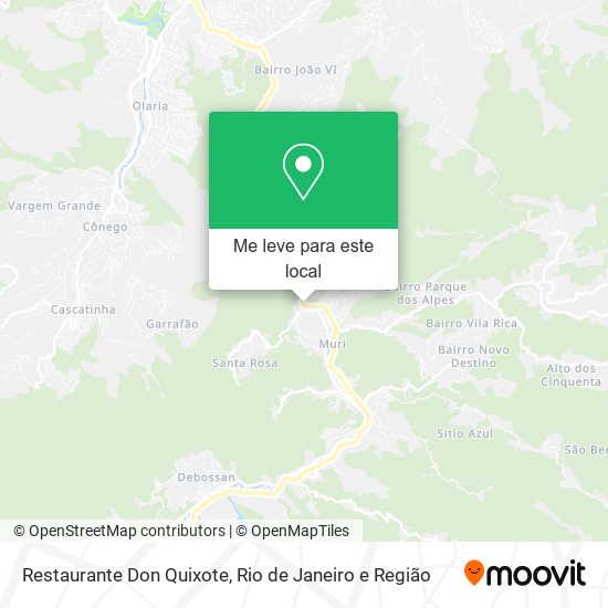 Restaurante Don Quixote mapa