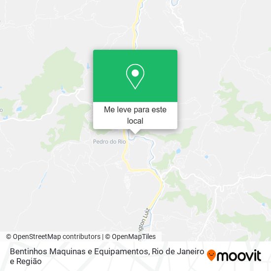 Bentinhos Maquinas e Equipamentos mapa