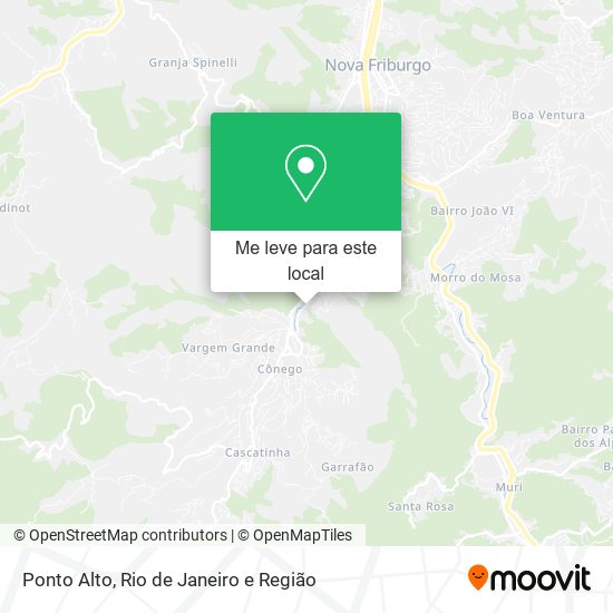 Ponto Alto mapa