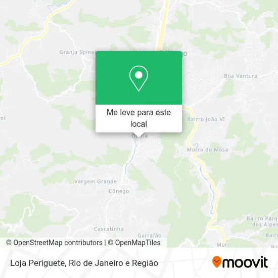 Loja Periguete mapa