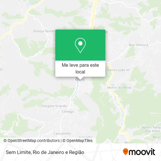 Sem Limite mapa