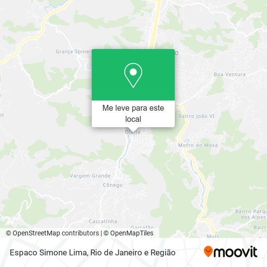 Espaco Simone Lima mapa