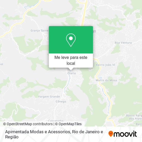 Apimentada Modas e Acessorios mapa