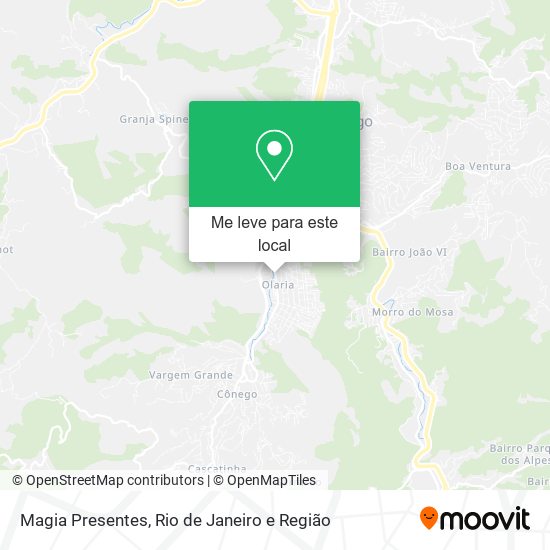 Magia Presentes mapa