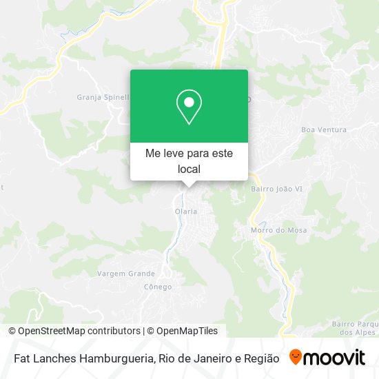 Fat Lanches Hamburgueria mapa