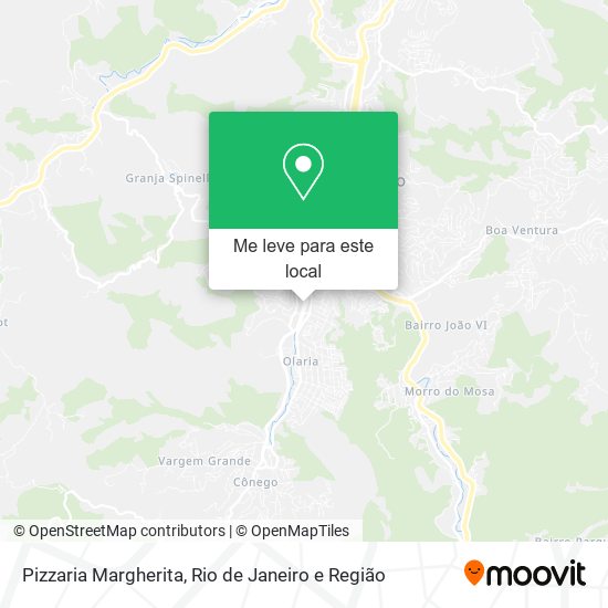 Pizzaria Margherita mapa