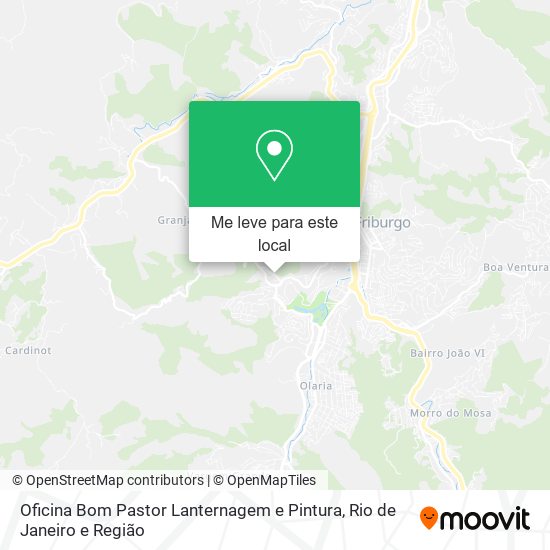 Oficina Bom Pastor Lanternagem e Pintura mapa