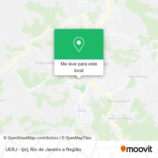 UERJ - Iprj mapa