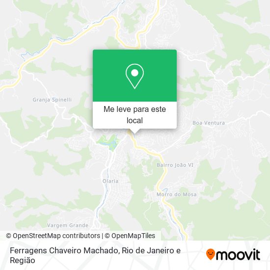 Ferragens Chaveiro Machado mapa