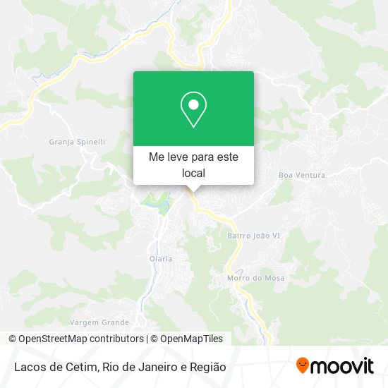 Lacos de Cetim mapa