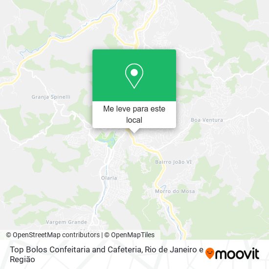 Top Bolos Confeitaria and Cafeteria mapa