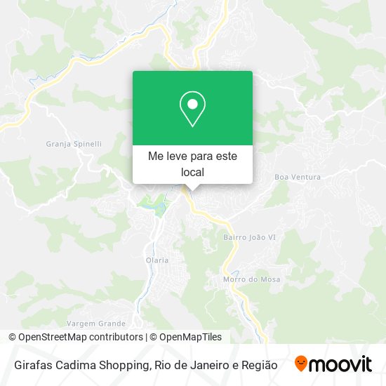 Girafas Cadima Shopping mapa