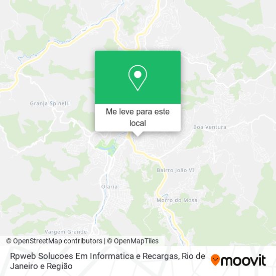 Rpweb Solucoes Em Informatica e Recargas mapa