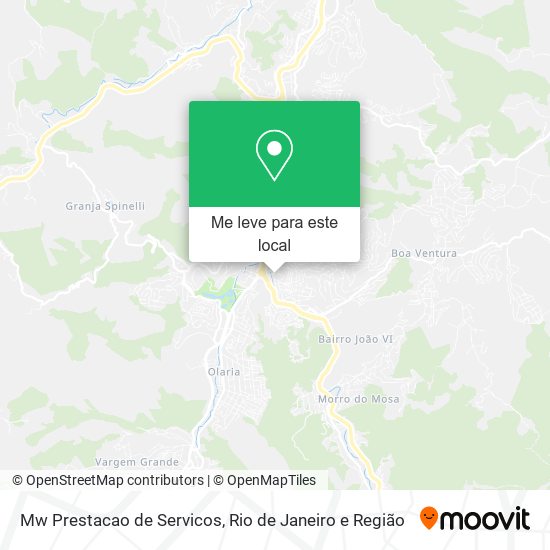 Mw Prestacao de Servicos mapa