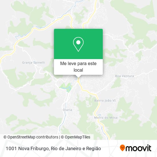 1001 Nova Friburgo mapa