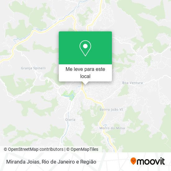 Miranda Joias mapa