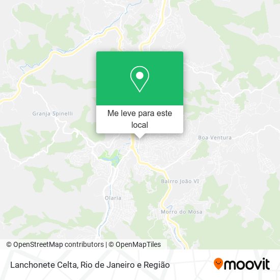 Lanchonete Celta mapa