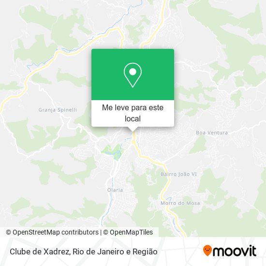 Clube de Xadrez mapa