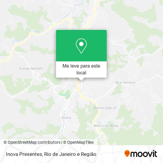 Inova Presentes mapa