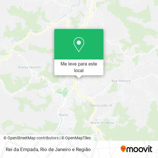 Rei da Empada mapa